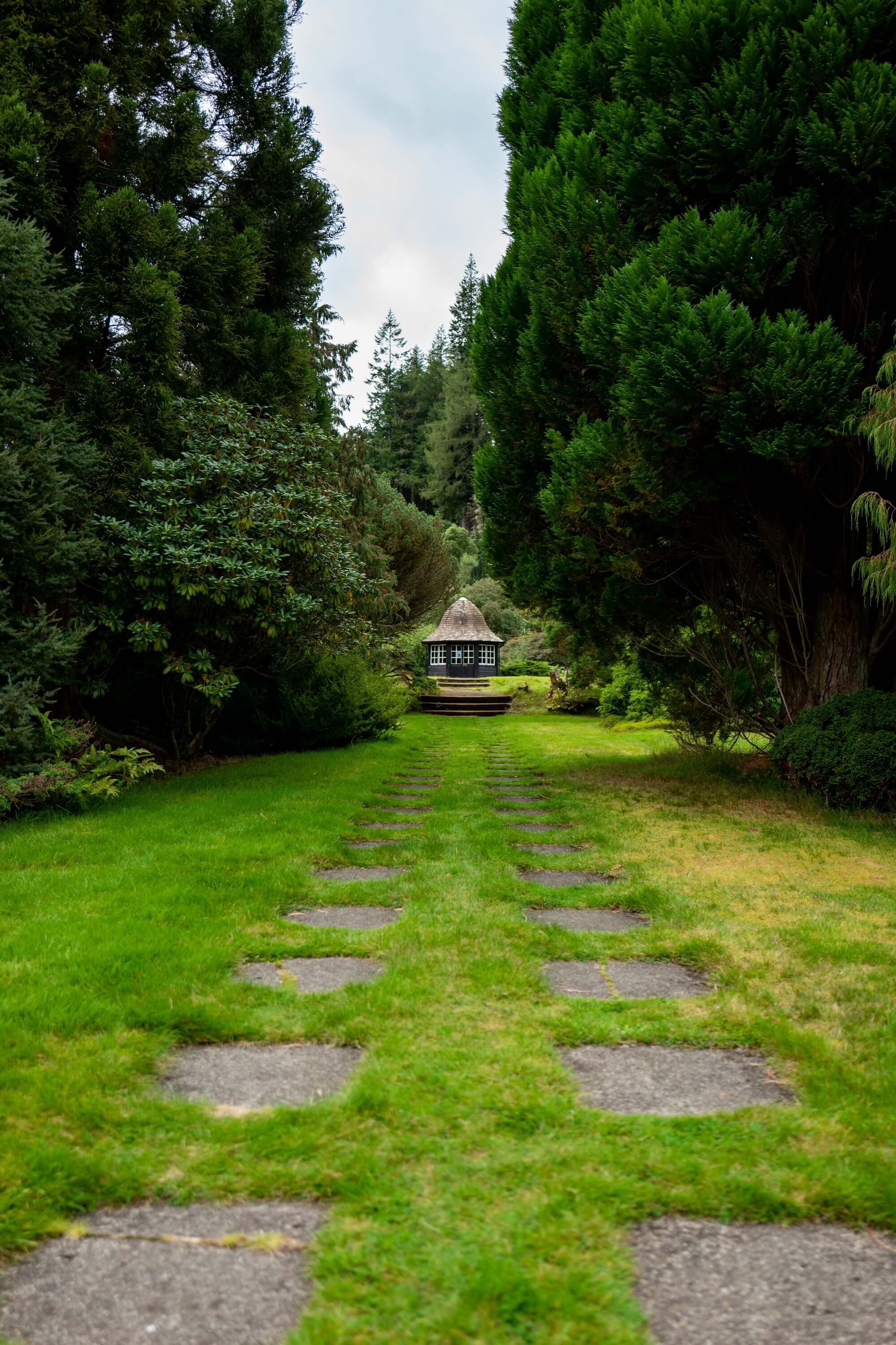 The proud gardens of Benmore House