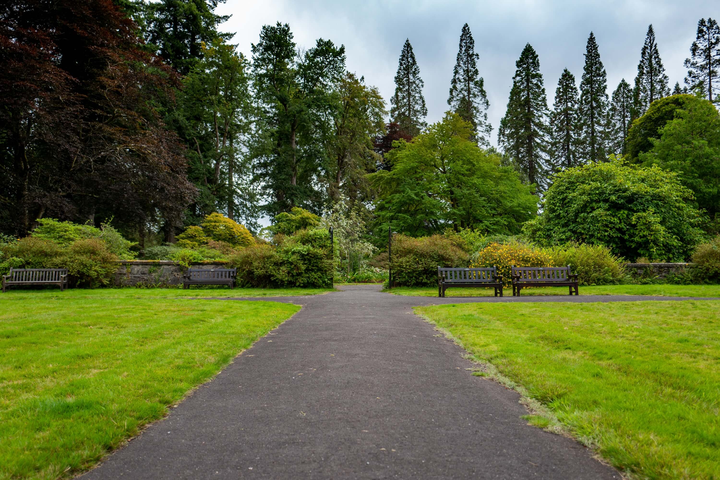 The proud gardens of Benmore House