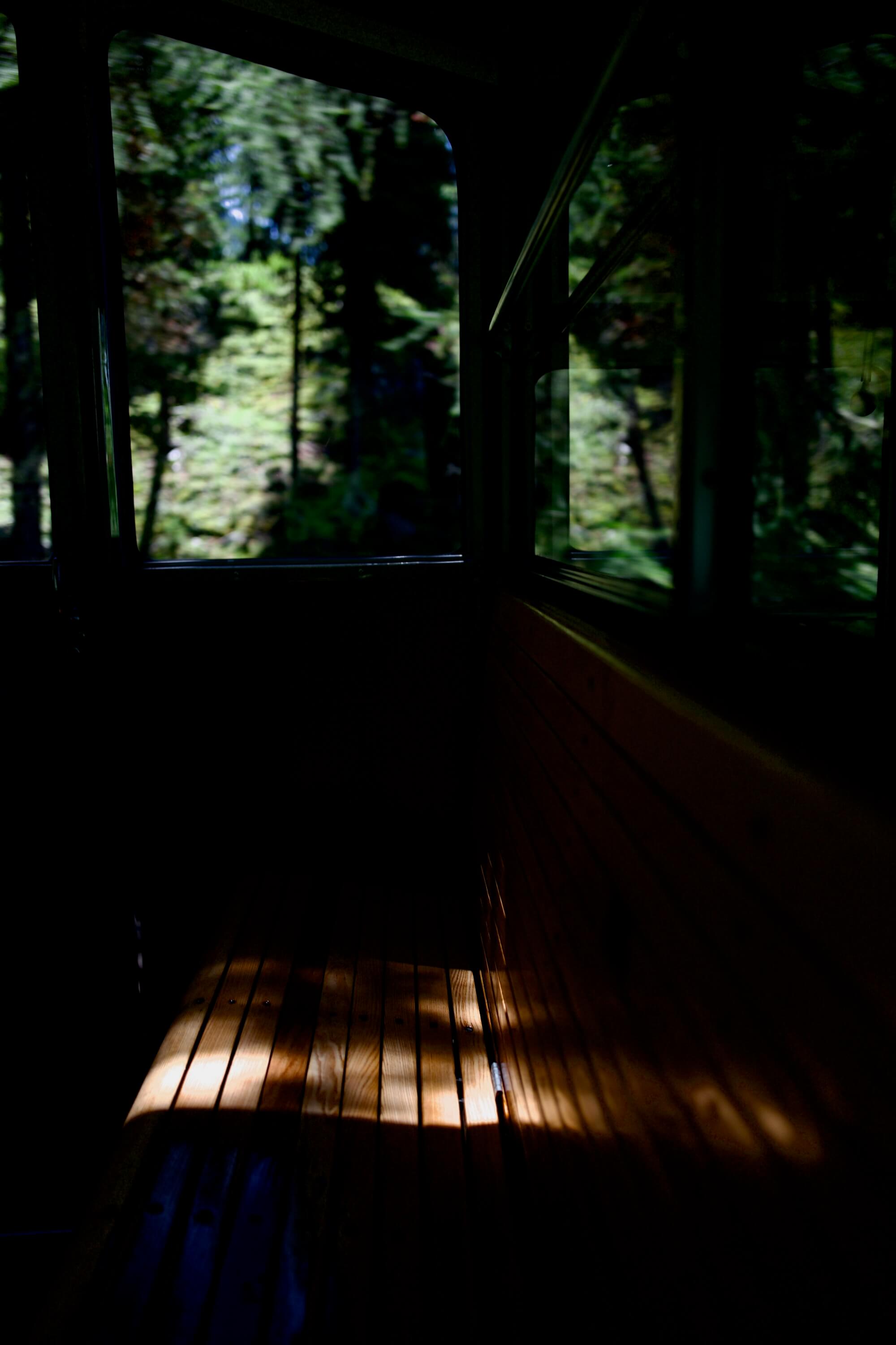 Inside the train