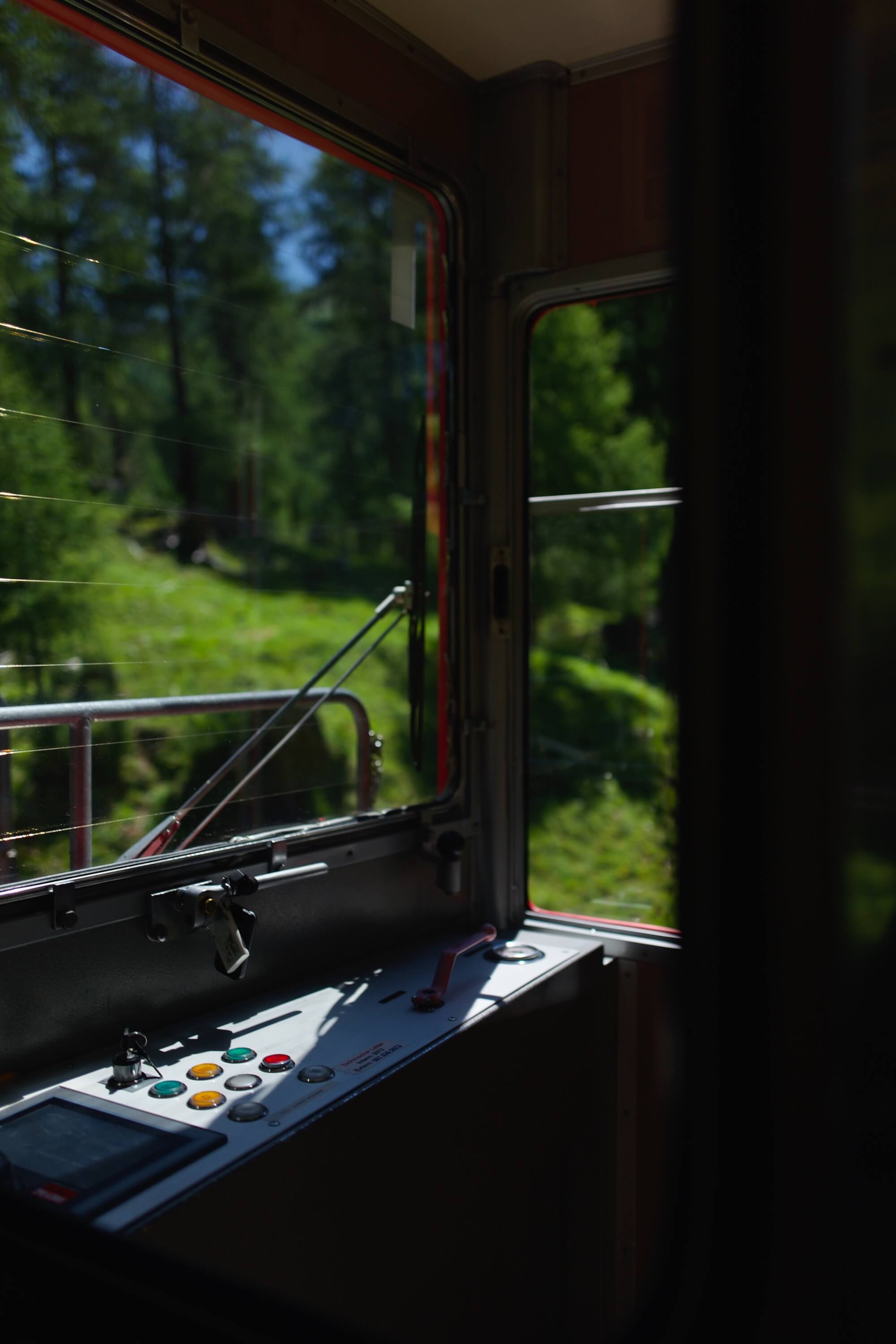 Inside the train