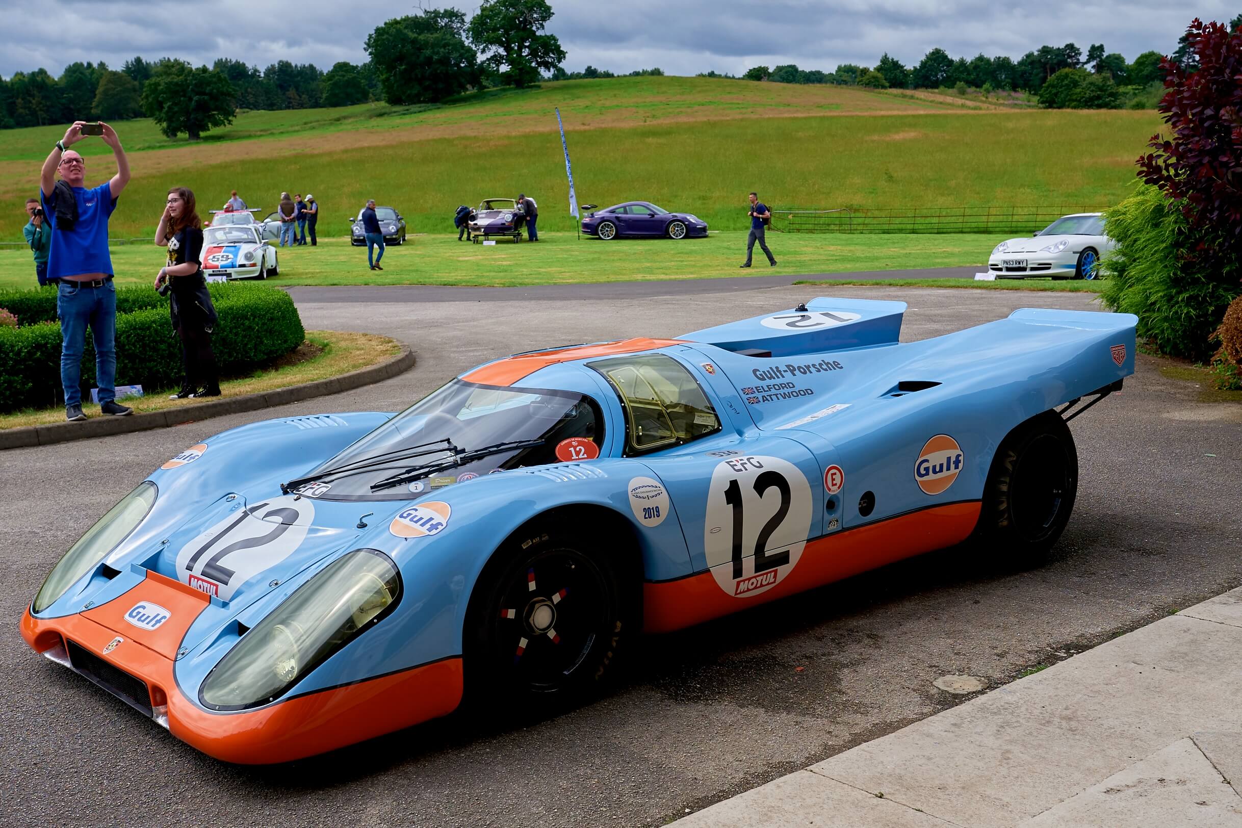 This 1969 Le Mans classic was drawing the attention of the crowd