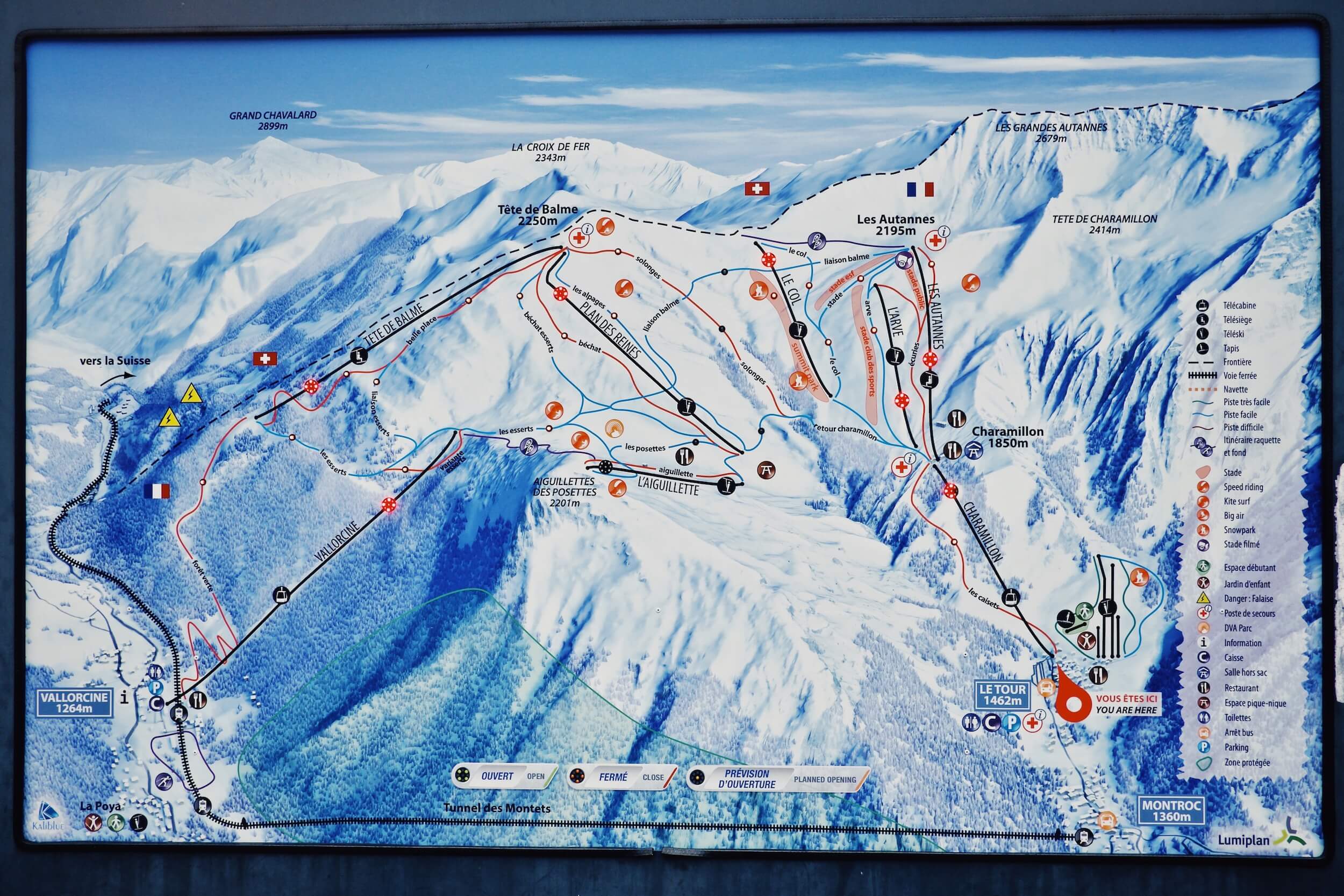 All lifts closed on the map