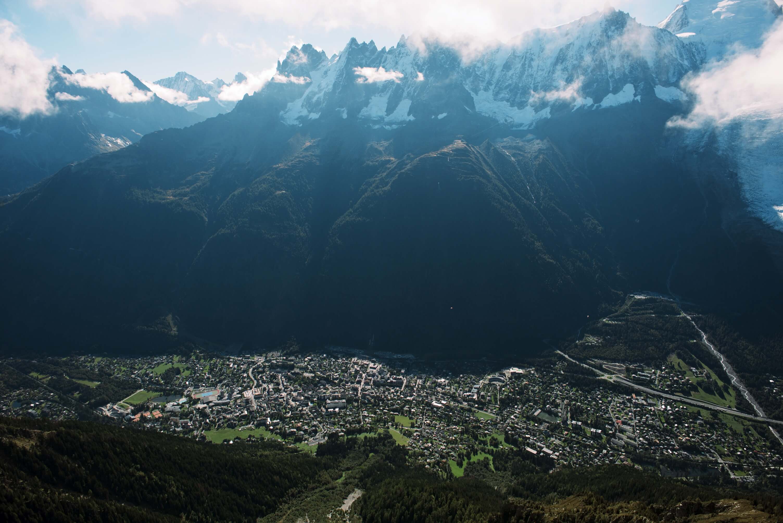 Chamonix from Brevent