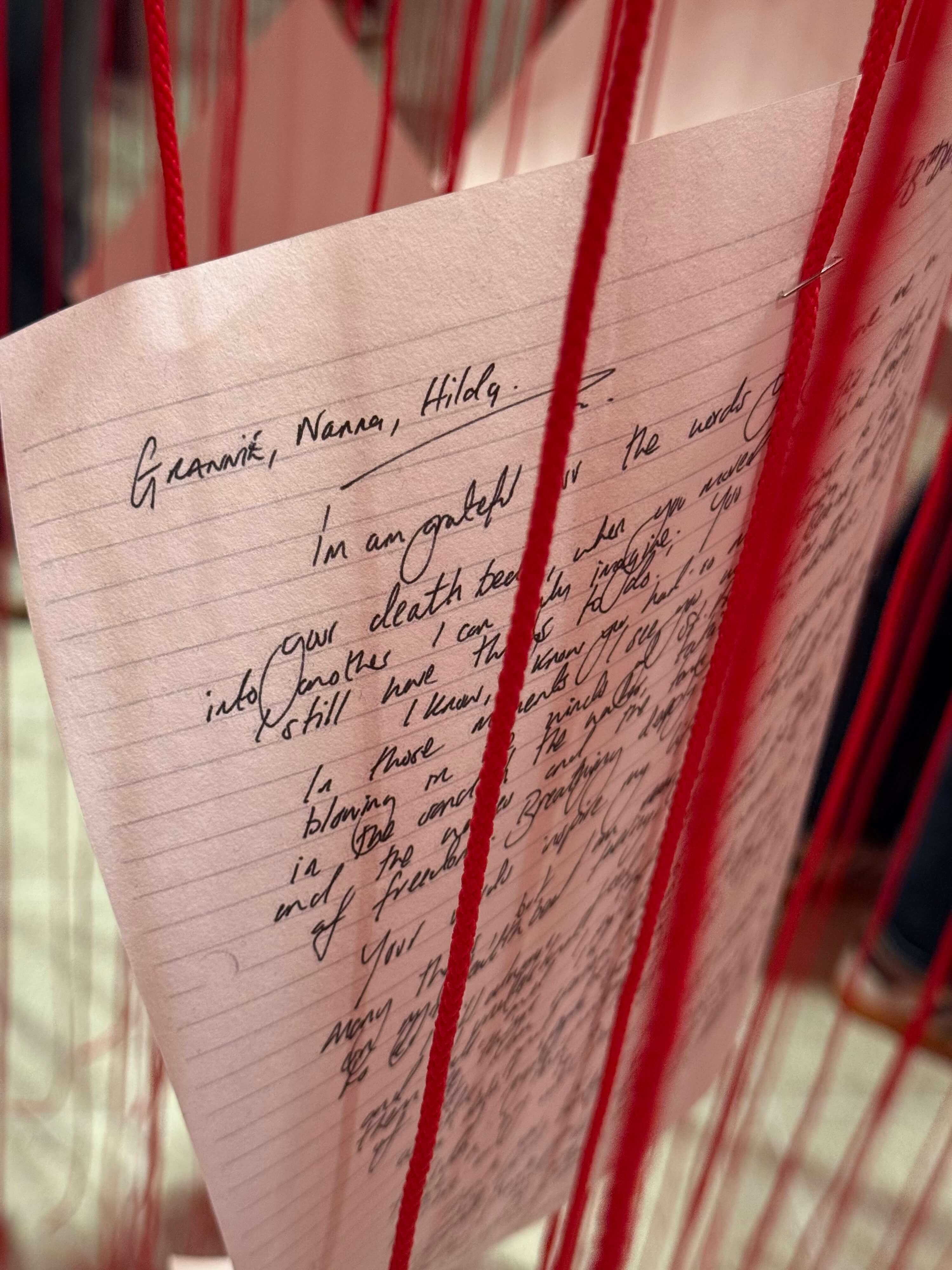 Letters in the threads