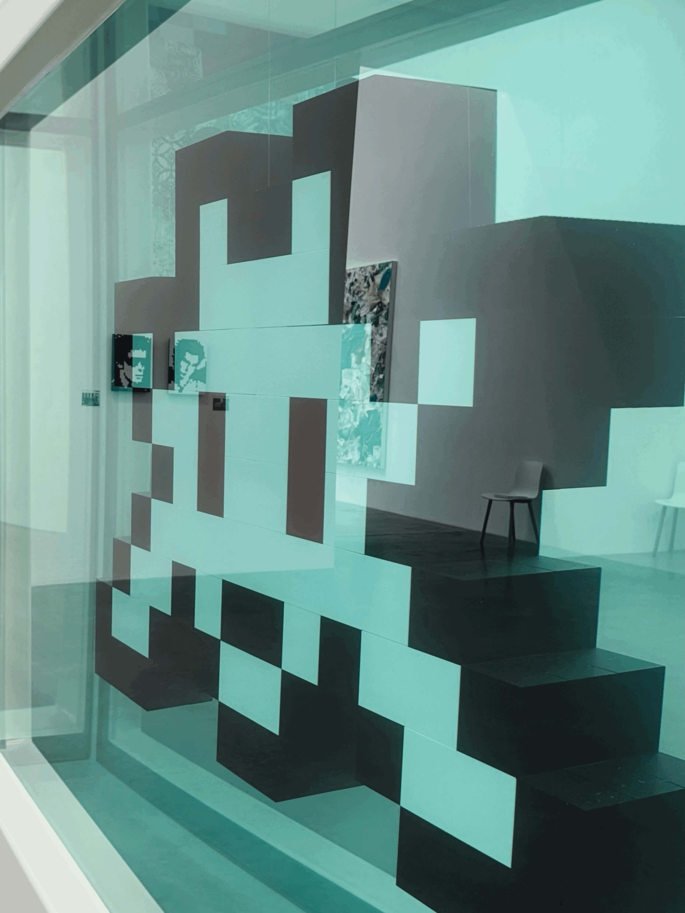 Invader x Hirst