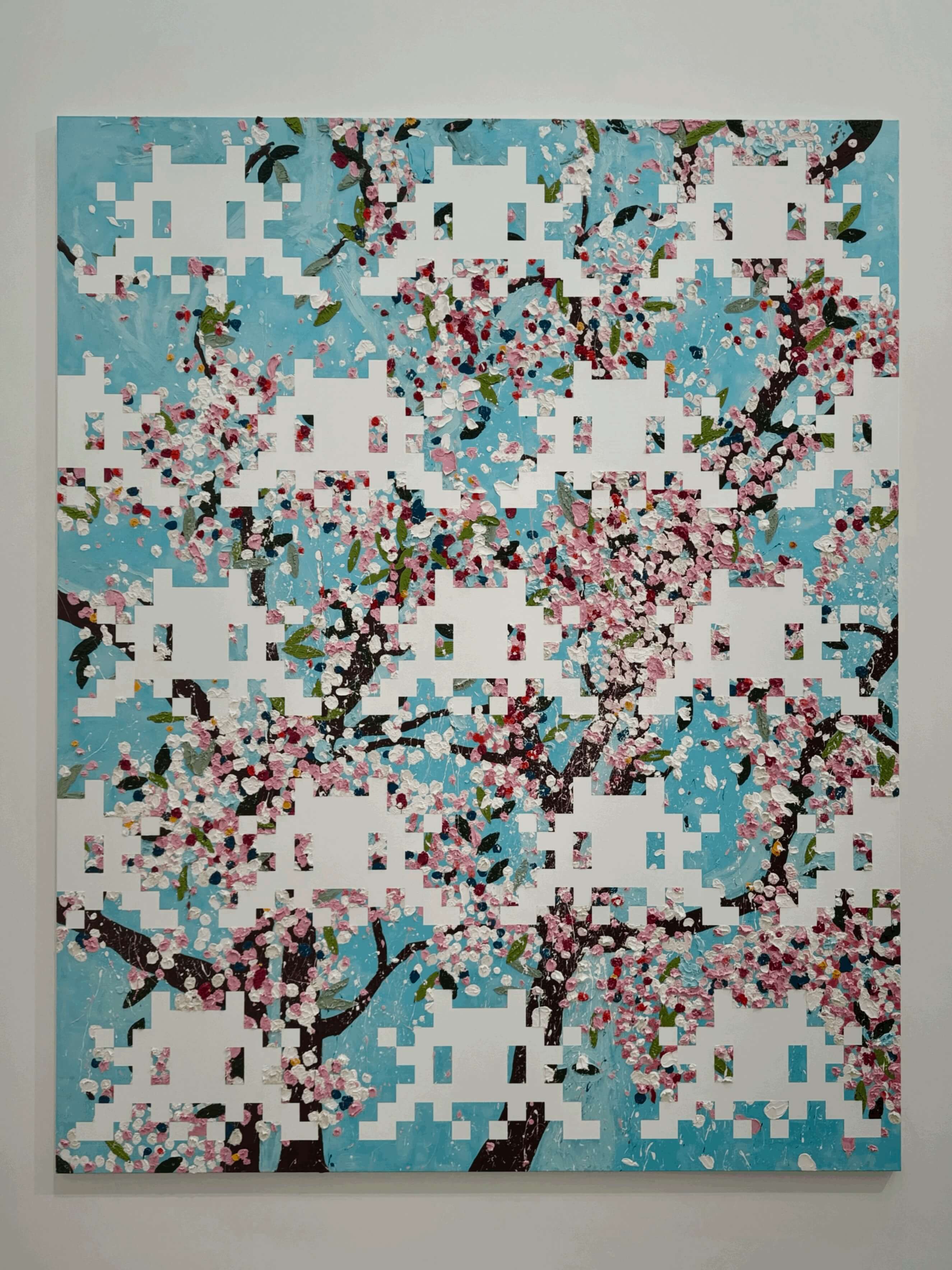 Invader x Hirst