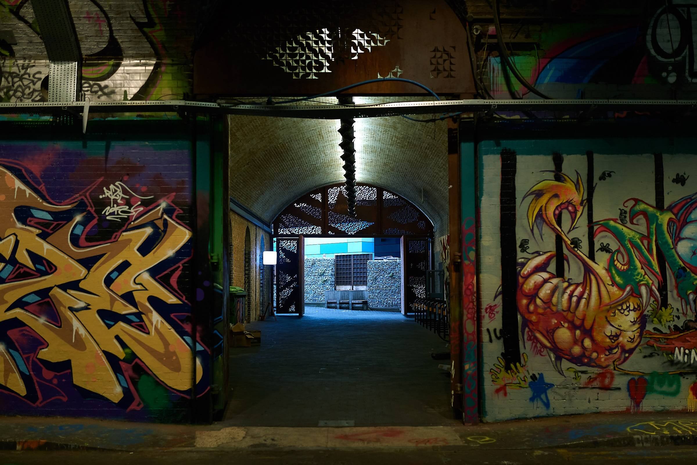 The street art of Leake Street tunnel, London SE1