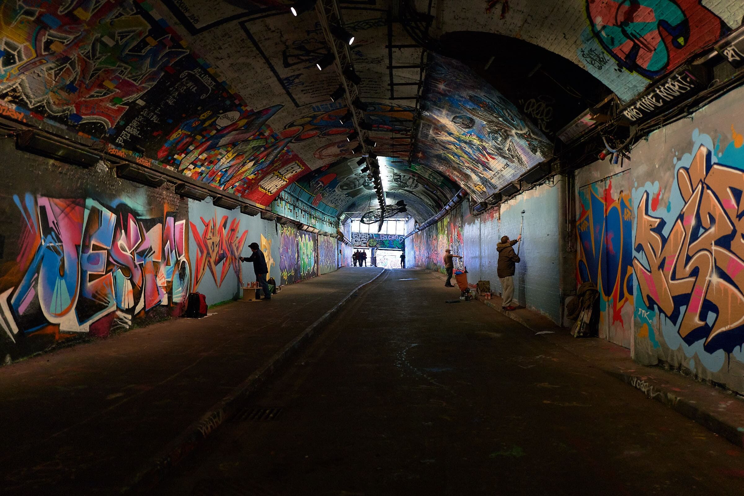 The street art of Leake Street tunnel, London SE1