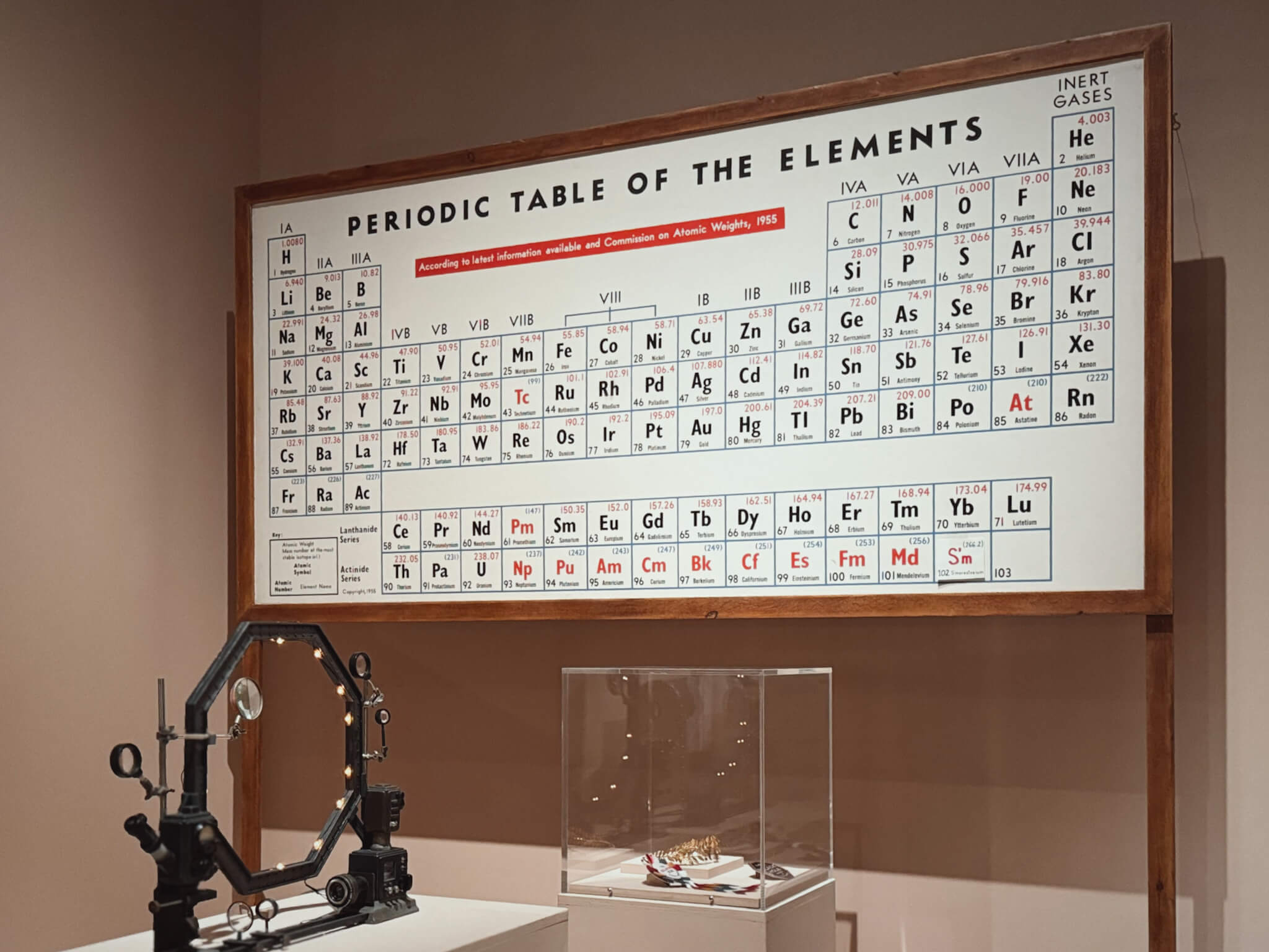 Prop periodic table featured in Asteroid City